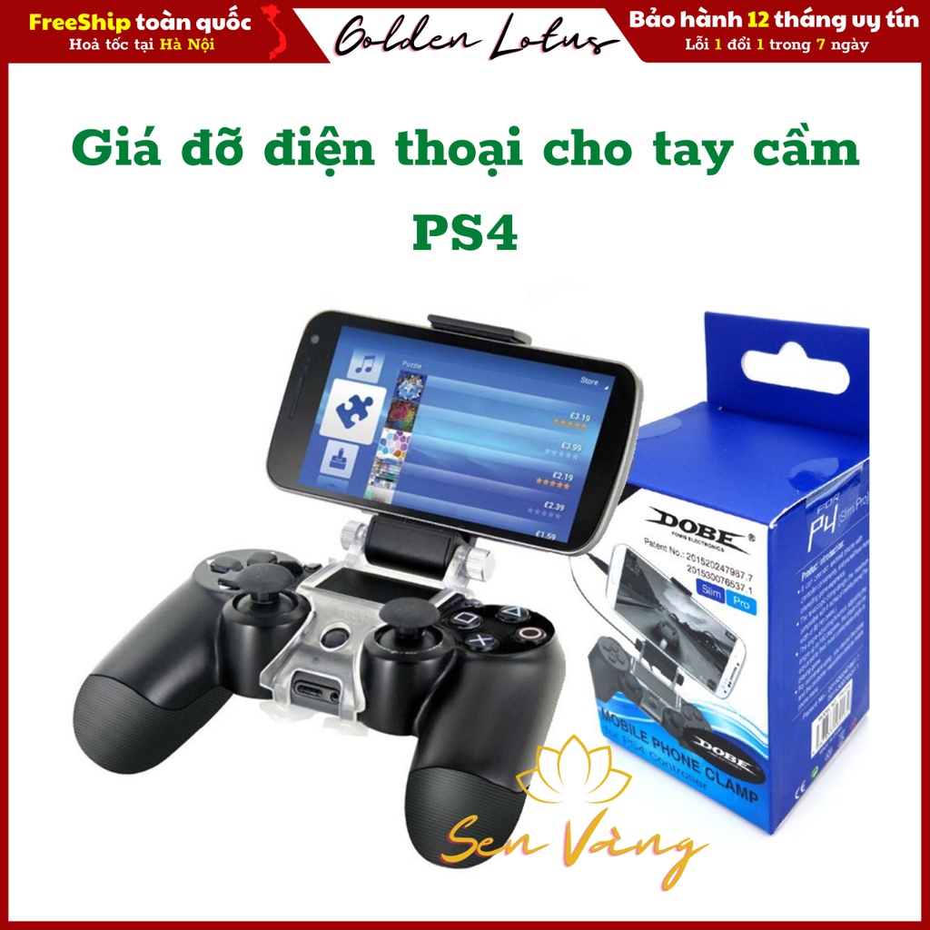 Giá đỡ điện thoại dành cho tay cầm PS4 Mobile phone clamp for PS4 Slim/Pro