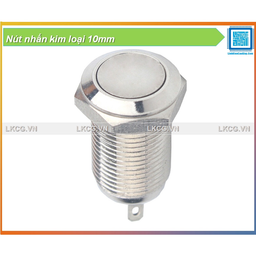 Nút nhấn kim loại 10mm
