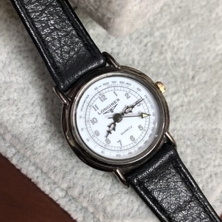 Đồng hồ nữ dây da thương hiệu Longines máy Nhật bản
