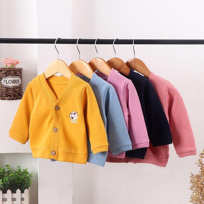 Áo Khoác Cardigan Họa Tiết Hoạt Hình Đáng Yêu Cho Bé