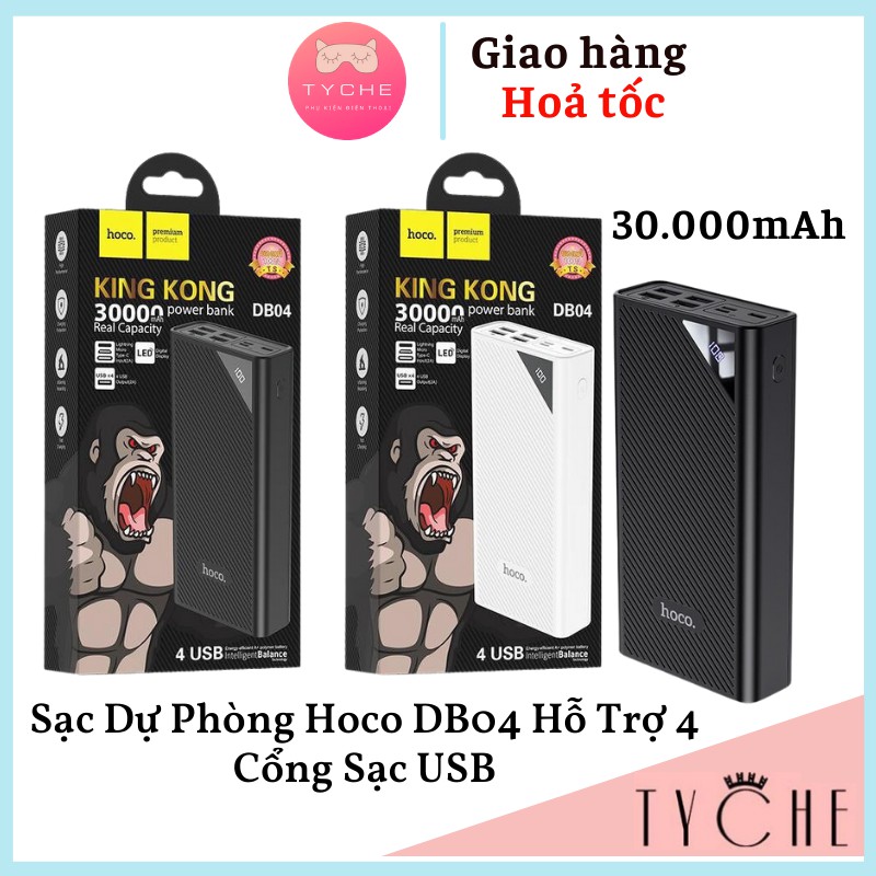 Sạc Dự Phòng Hoco DB04 - Dung Lượng 30.000 mAh