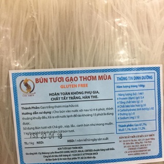 Bún tươi gạo thơm mùa Cát Thuỷ