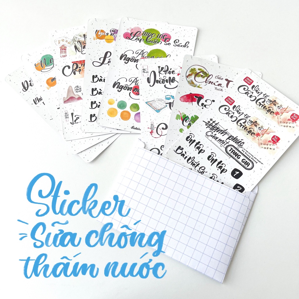 Sticker Tựa Bài Văn Học 11 - Sticker Ham Học - Hidari