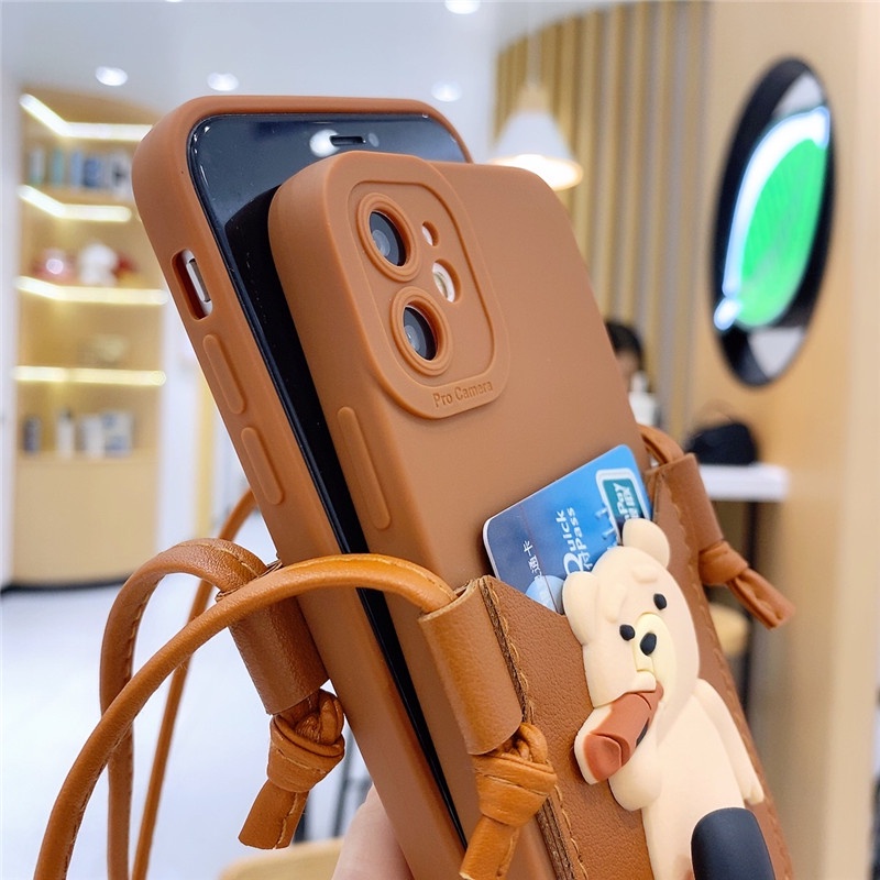 Ốp Điện Thoại Chống Sốc Có Dây Đeo Cho iphone 14 / 13 / 12 pro max 11promax / 7 / 8plus xsmax xr