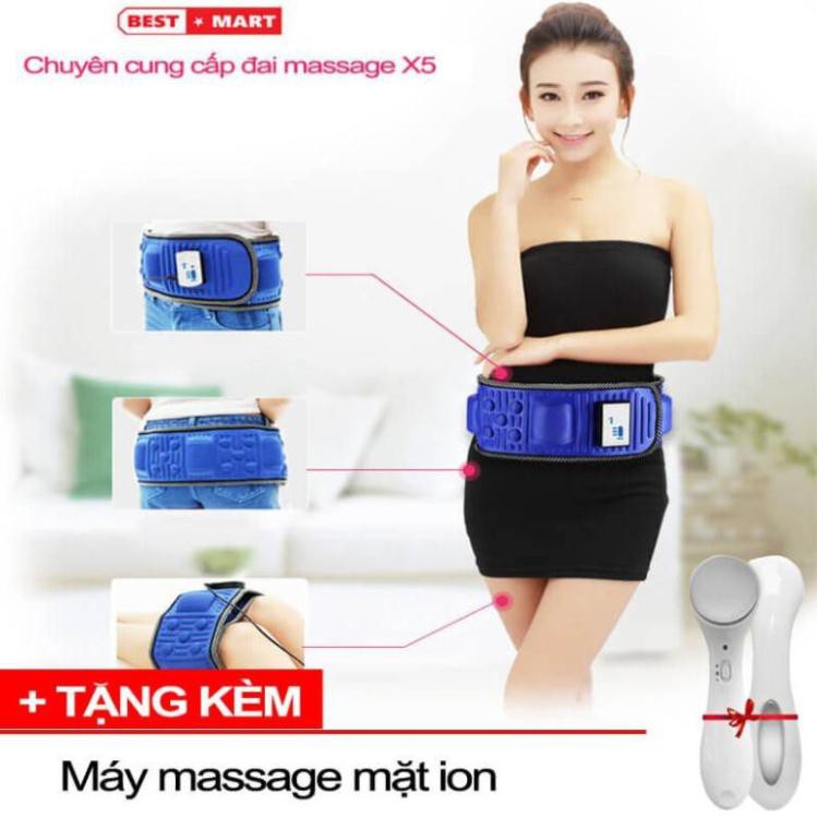 [CHÍNH HÃNG] Đai massage giảm mỡ bụng x5 Hàn Quốc, Đai masage giảm mỡ bụng cực kỳ hiệu quả