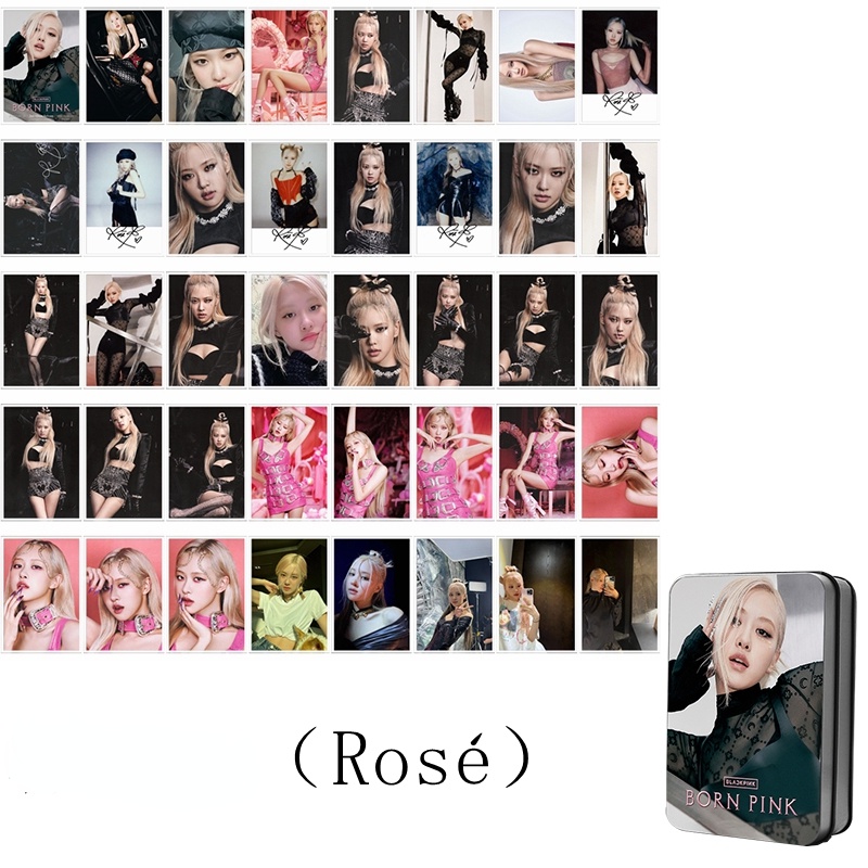 Bộ Ảnh Thẻ Lomo Nhóm Nhạc Blackpink BORN PINK LISA JENNIE