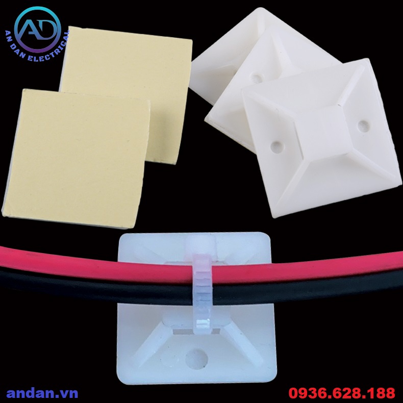 Đế dán cố định dây rút TM-20, TM-25, TM-30, Đế dán dây rút TM20 TM25 TM30