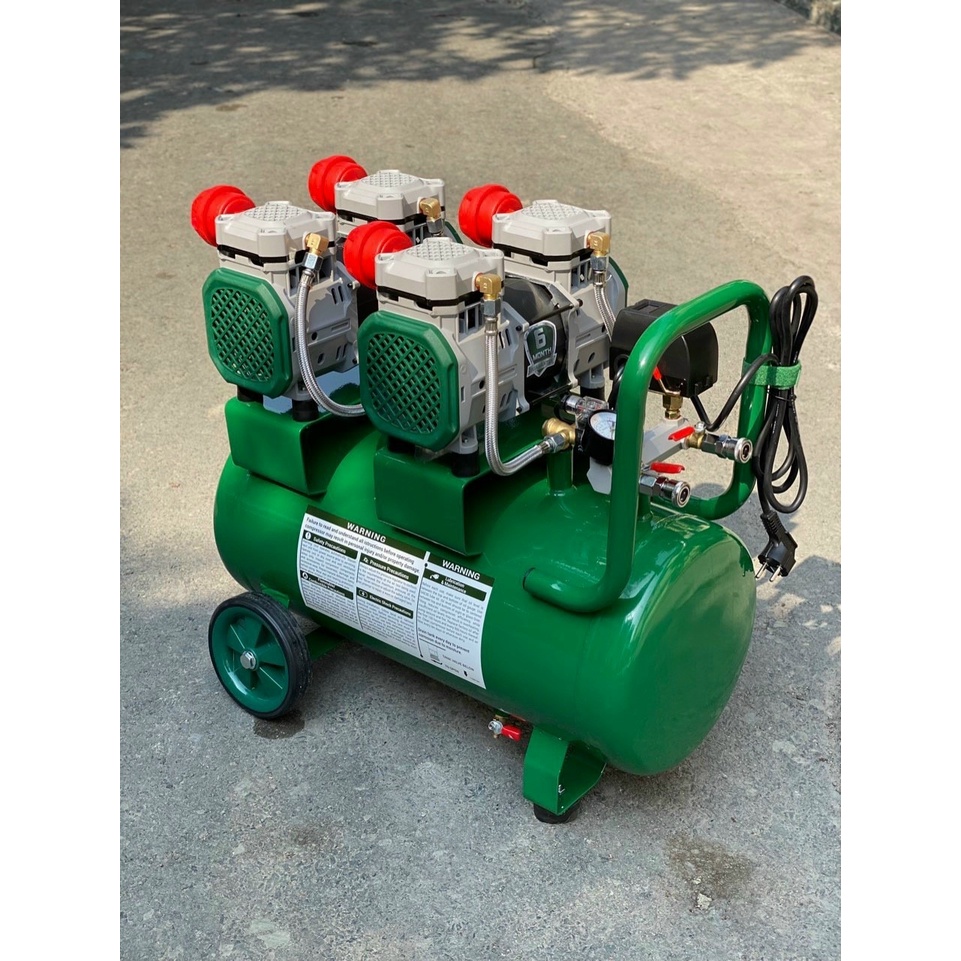 Máy nén khí không dầu 50lít Dekton 2 đầu bơm nhanh, DK-AC3950, 4HP