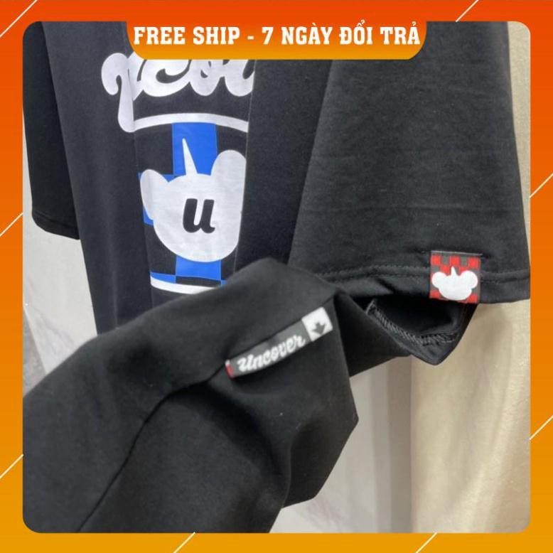 áo thun tay lỡ form rộng nam nữ uncover full tag | BigBuy360 - bigbuy360.vn
