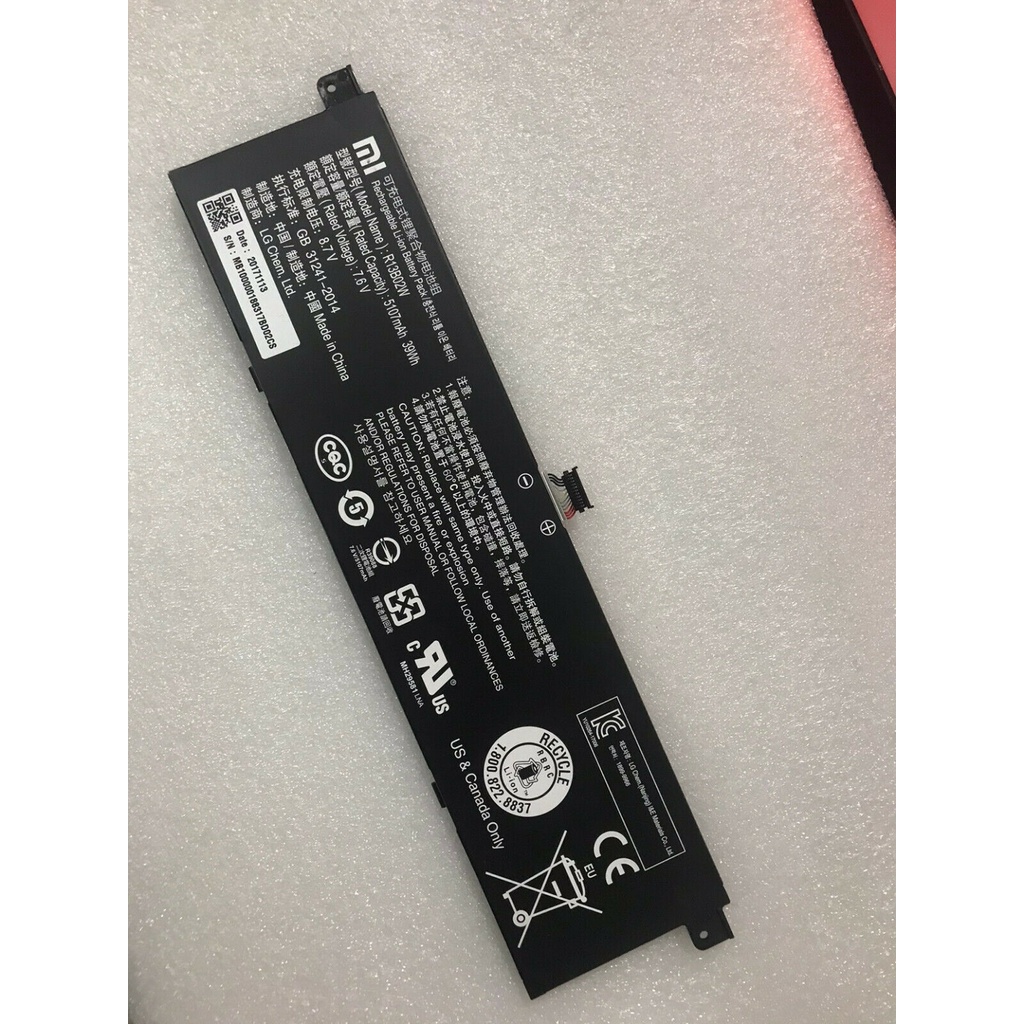 Pin Laptop Xiaomi Mi 13.3 R130 R13B01W R13B02W - Pin Original 39Wh