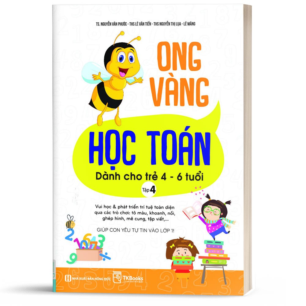 Sách - Ong Vàng Học Toán Dành Cho Trẻ 4-6 tuổi tập 4