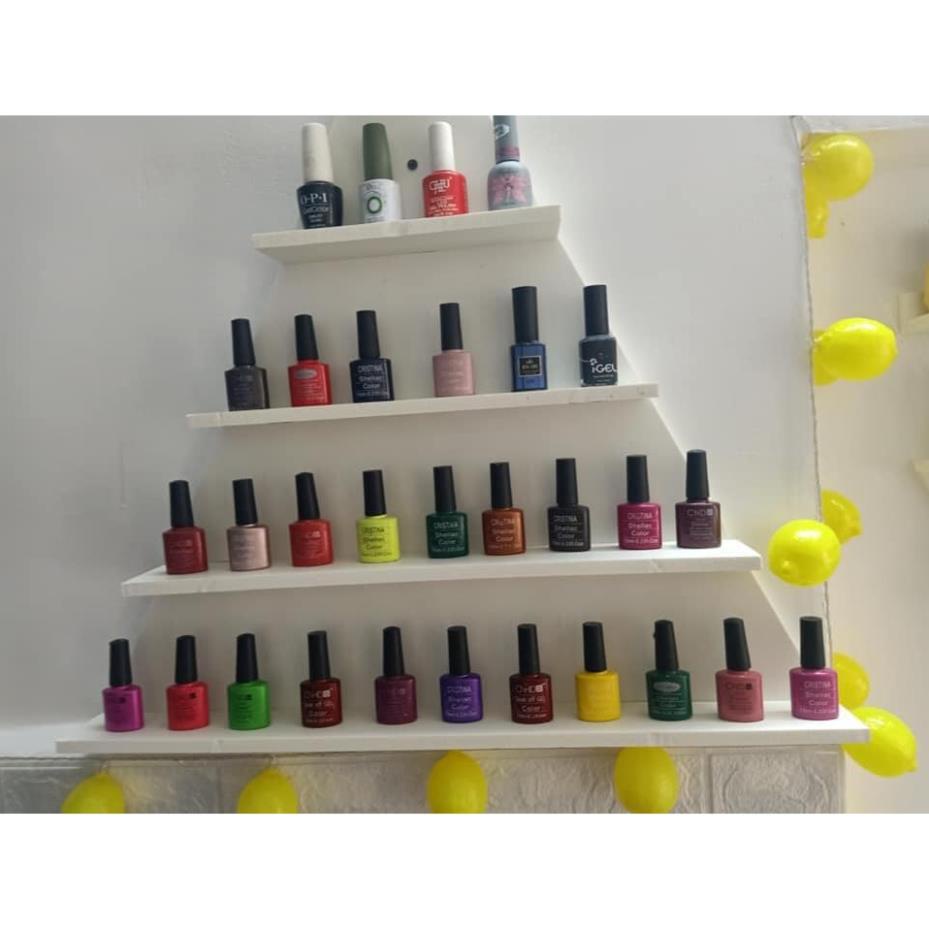 Kệ để Sơn Nail làm móng hình tam giác treo tường chắc chắn