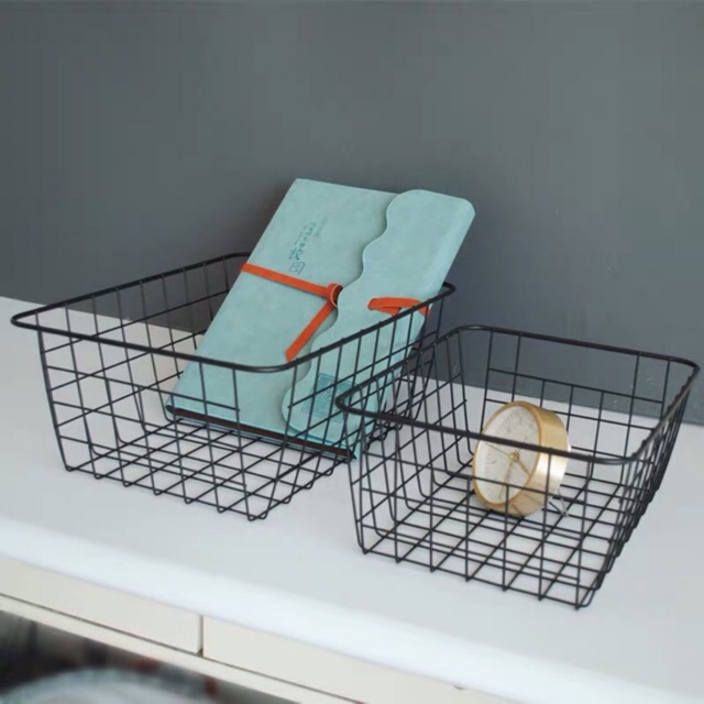 Giỏ sắt đựng đồ (size 36cm)