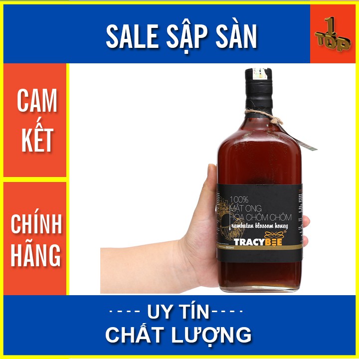 MẬT ONG TỰ NHIÊN TỪ HOA CHÔM CHÔM TRACYBEE - CHAI 600ML