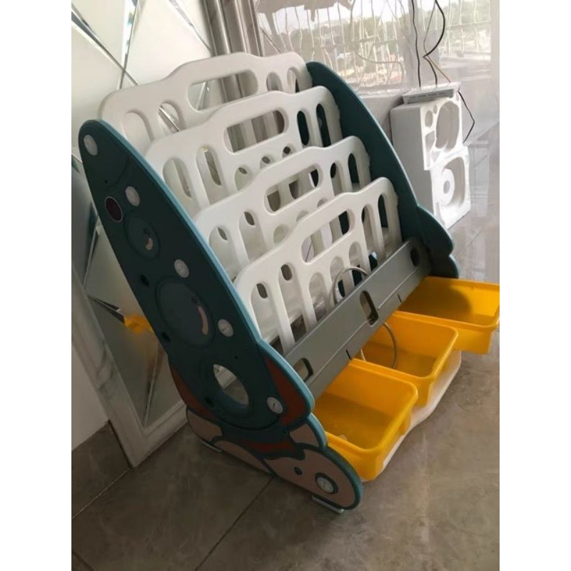 Giá để sách kèm ngăn để đồ chơi thông minh cho bé