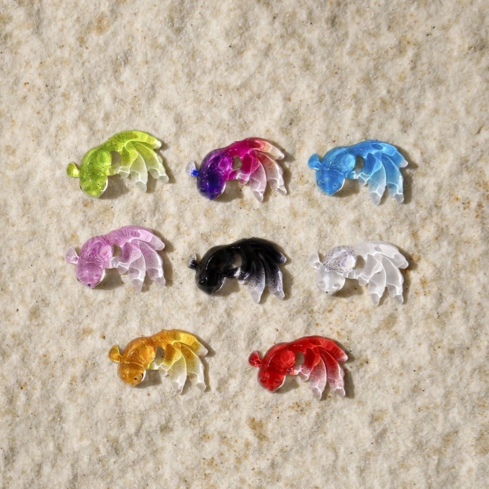 [Hàng mới về] Phụ kiện trang trí móng tay nghệ thuật 3D nhiều màu sắc DIY