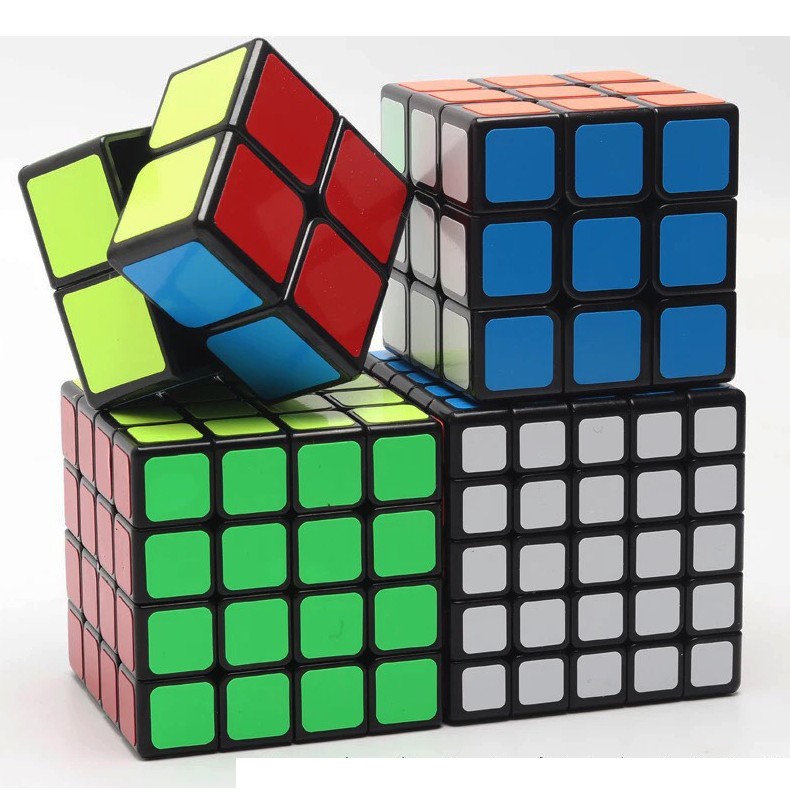 [Mã LIFETOYS1 giảm 30K đơn 99K] Combo 4 Rubik 2x2 3x3 4x4 5x5 - Hàng Cao Cấp, Xoay Cực Trơn, Cực Mượt