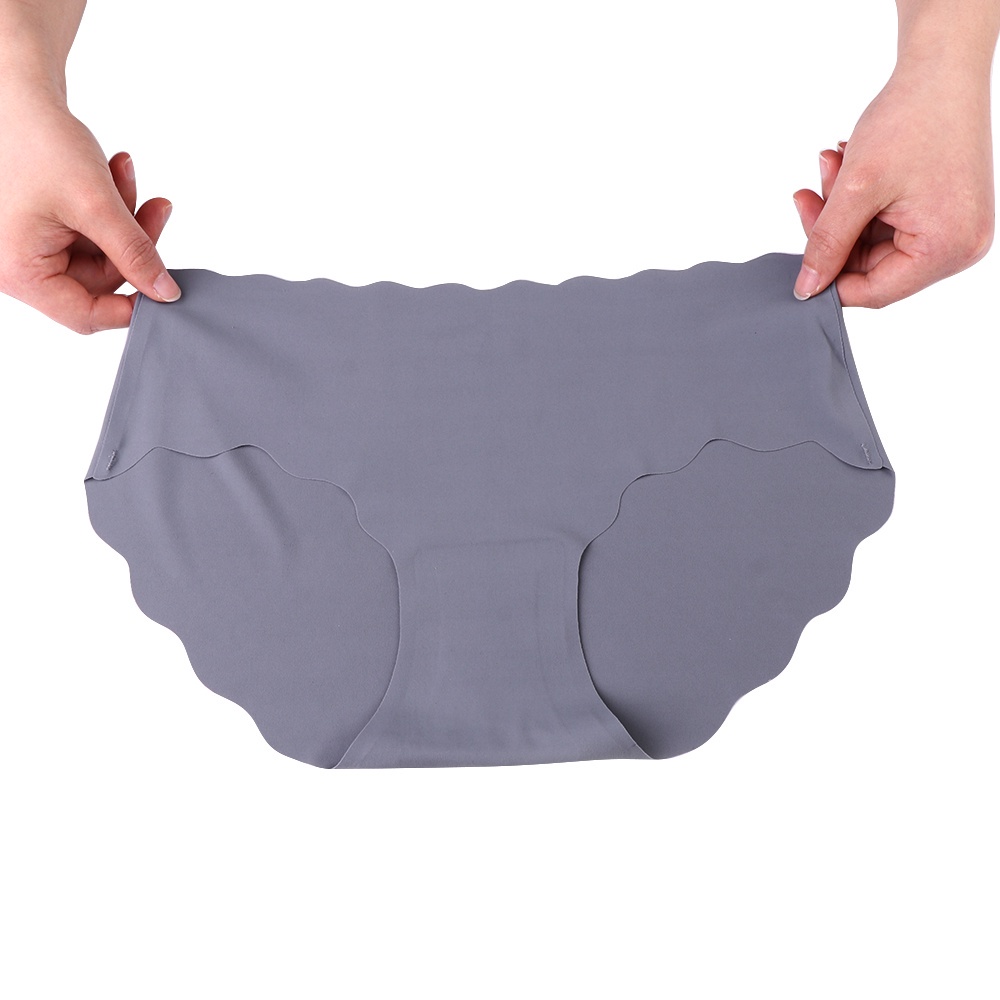 Quần lót nữ không đường may MIHAN1 chất liệu lụa satin lưng thấp nhiều màu sắc thời trang