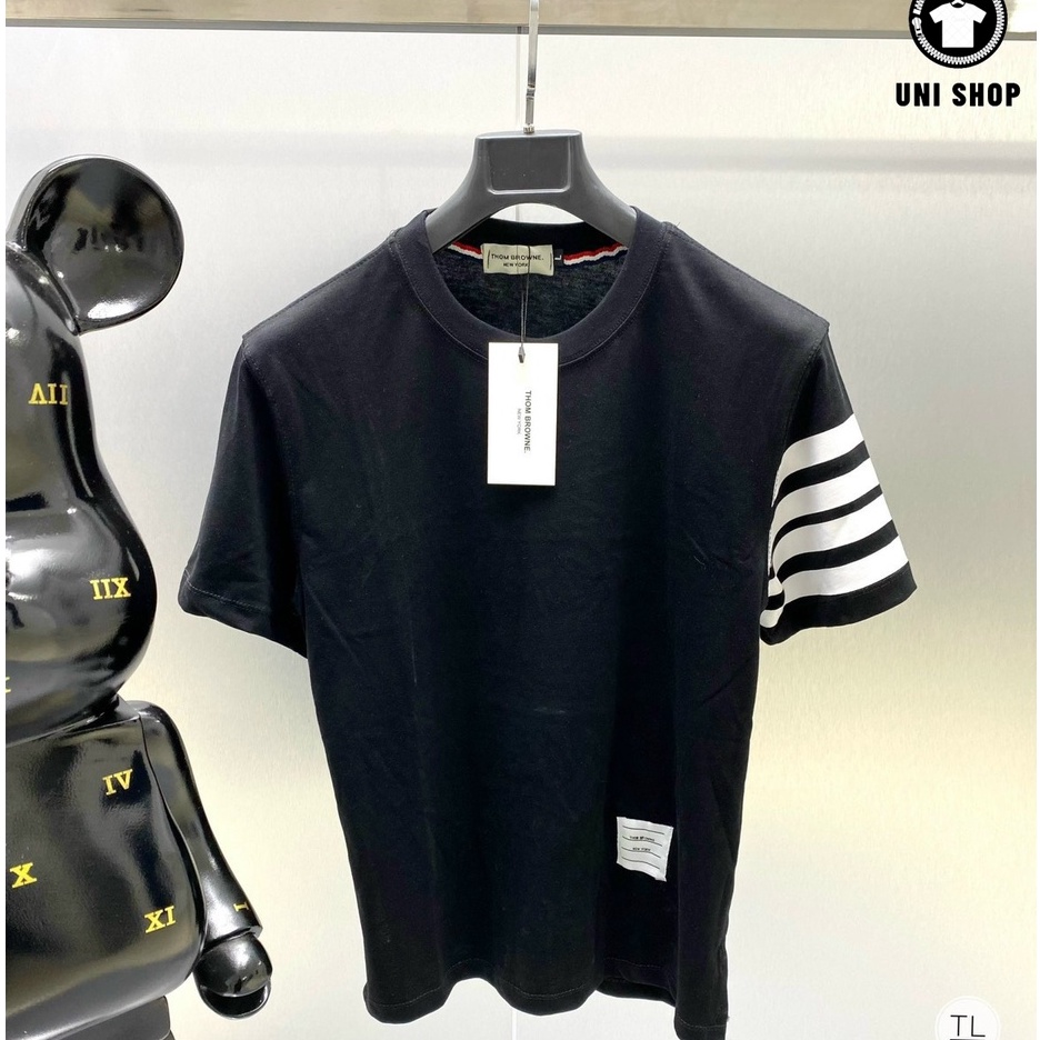 Áo Phông THOME 4 Sọc Tay Áo Chất Lượng Cao, Vải Thoáng Mát