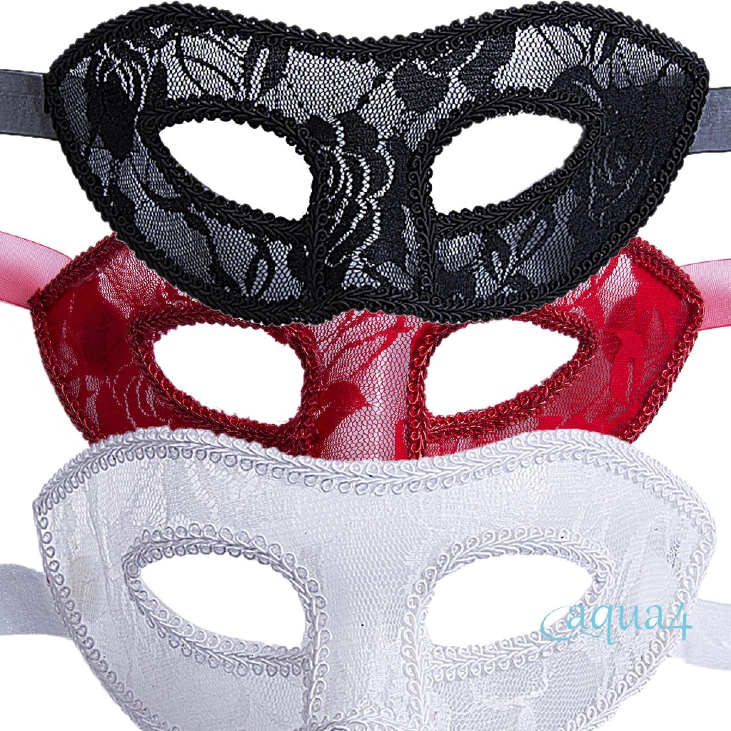 ❄❅❆Black Women Sexy Lace Eye Mask Party Masks For Masquerade Halloween Venetian Costumes
