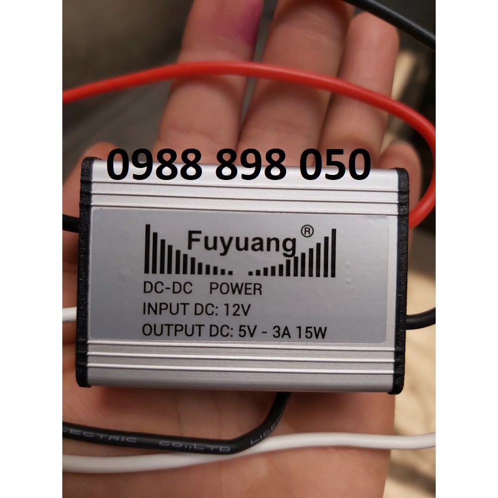 Bộ Chuyển Đồi Nguồn Điện DC 12V Xuống Điện DC 5V 3a Max 15w Loại Tốt