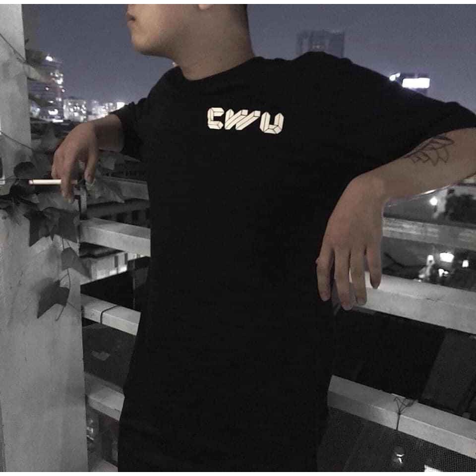 Áo thun MEW CWE tay lỡ unisex from rộng nam nữ thời trang 1Kenz