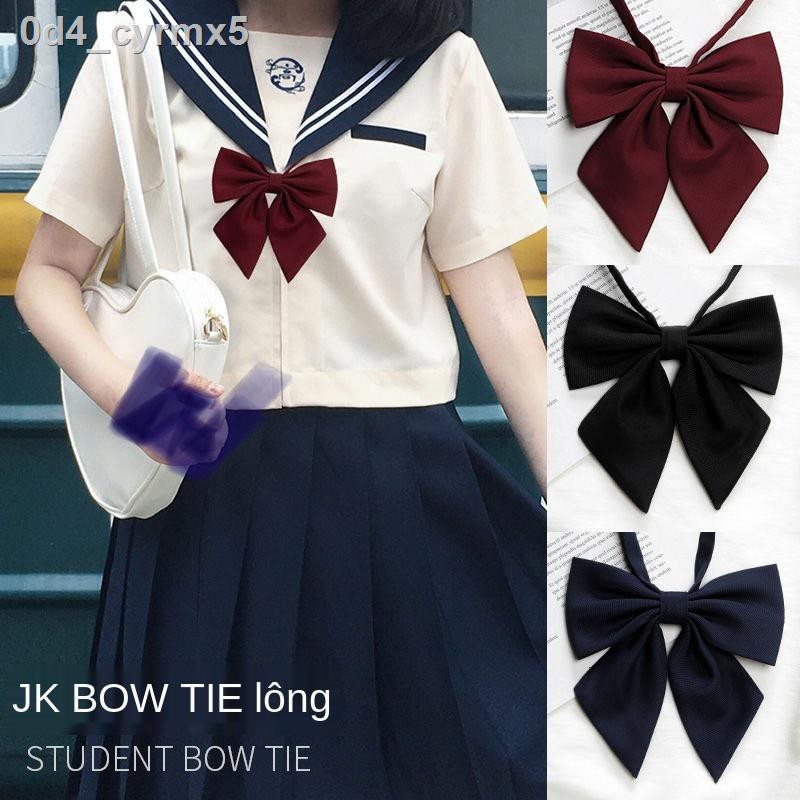 Thắt nơ lông vũ Đồng phục JK màu Nữ đại học áo sơ mi phụ kiện sinh Sailor suit Akame root