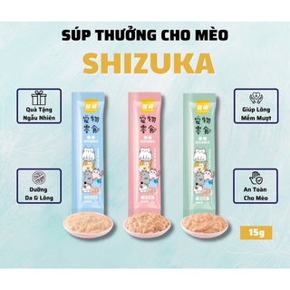 Súp Thưởng Shizuka Thanh 15gr Dành Cho Mèo Nhiều Hương Vị