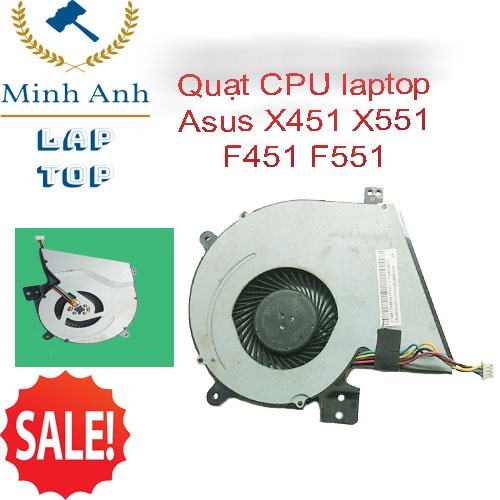 Quạt CPU laptop Asus X451 X551 F451 F551 x551ma - Fan x451 s451