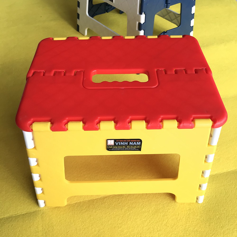 Ghế nhựa xếp lùn Vinh Nam 28 x 21cm