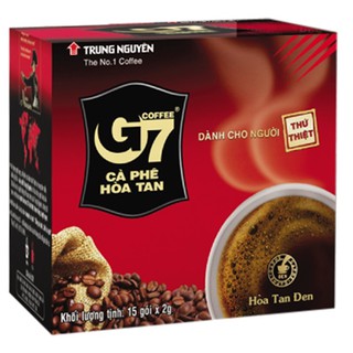 Cà phê G7  hòa tan đen không đường