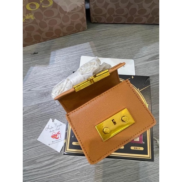túi đeo chéo cnk mini hàng quảng châu loại 1( khoá và sau túi dập logo) full box