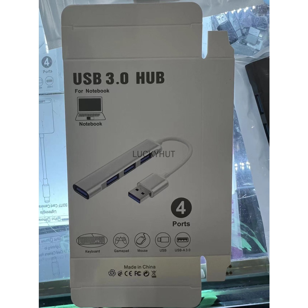 Hub USB 3.0 4 Trong 1 Đa Năng 4 Trong 1 Cho Máy Tính