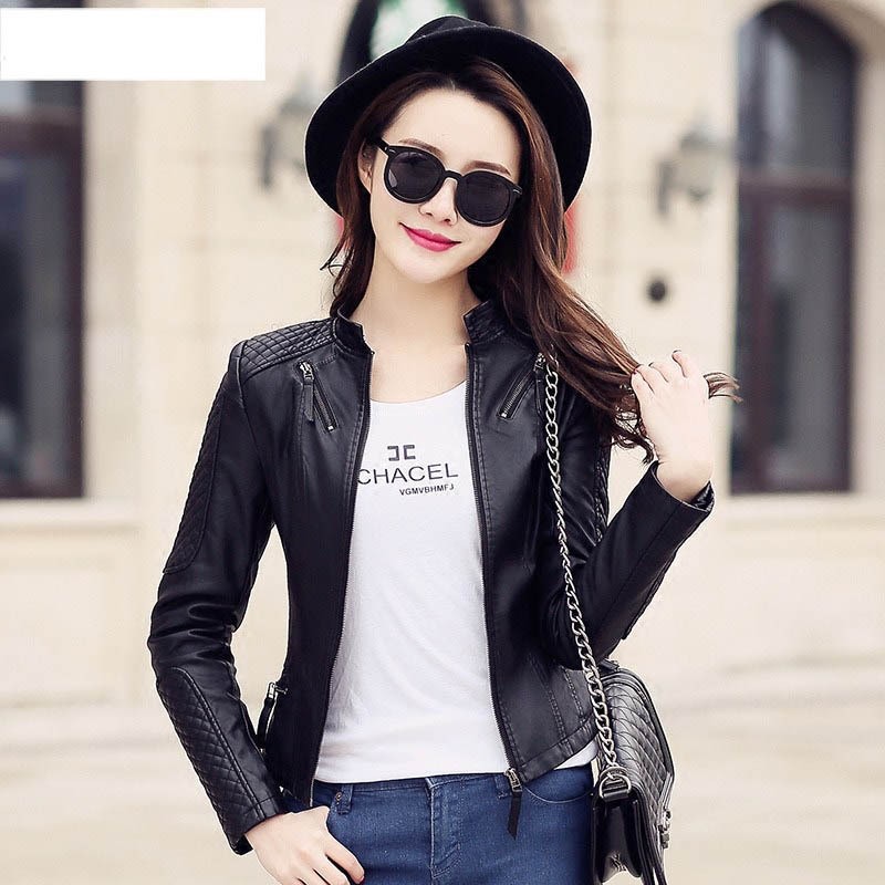 Áo Khoác Da Nữ Dáng Ôm