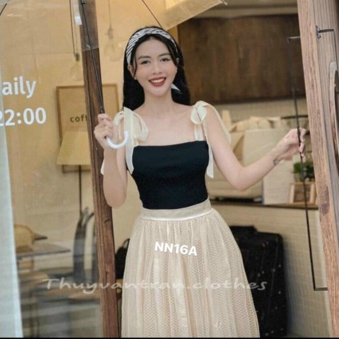 Áo 2 dây vải siêu xinh