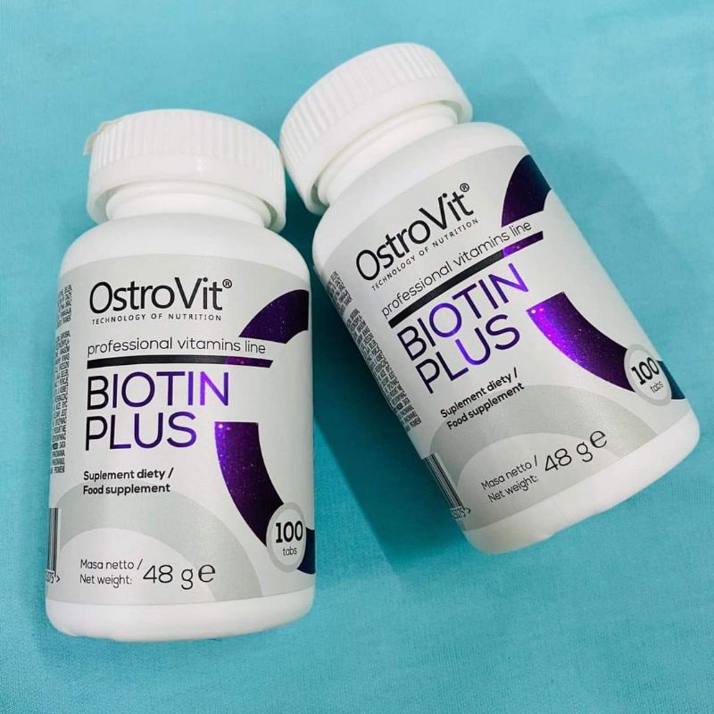 OSTROVIT BIOTIN PLUS  - VIÊN UỐNG ĐẸP DA, MỌC TÓC