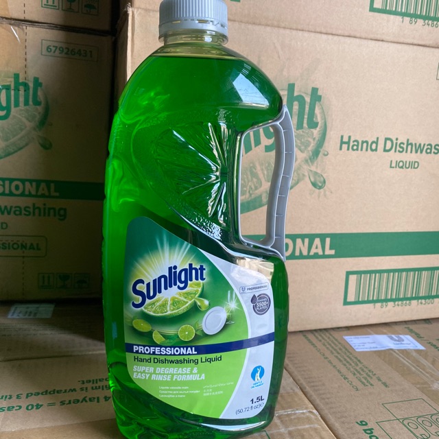 Nước rửa chén Sunlight trà xanh 1.5L (HÀNG XUẤT KHẨU)