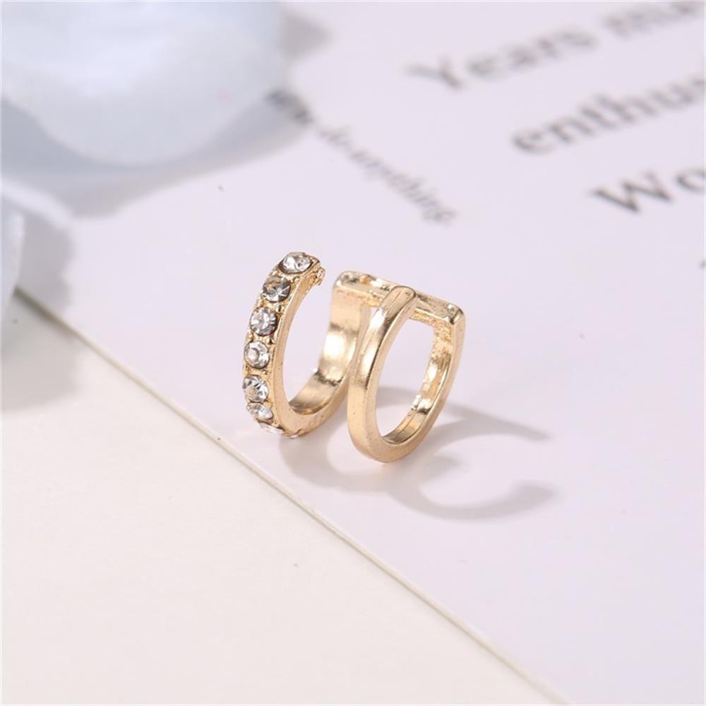 Set 1 / 3 Khuyên Tai Đeo Vành Tai Thời Trang Cá Tính