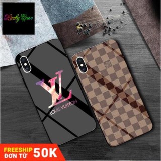 ỐP LƯNG LV LƯNG KÍNH CƯỜNG LỰC CAO CÂP Iphone 4/5/6/6PLUS/7/8/7PLUS/8PLUS/X/XR/XSMAX/11/11PRO/11PROMAX