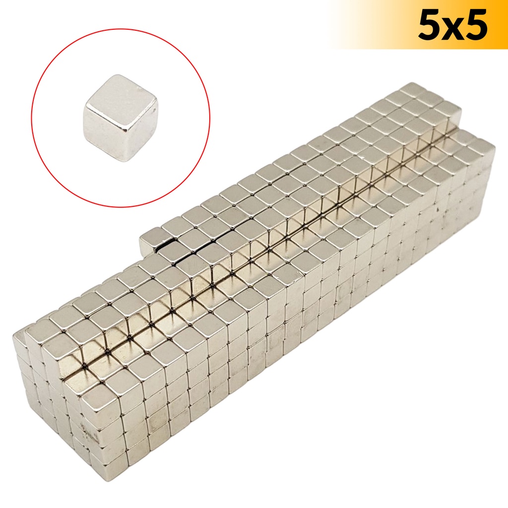 Nam châm đất hiếm trắng nhỏ 5x5mm