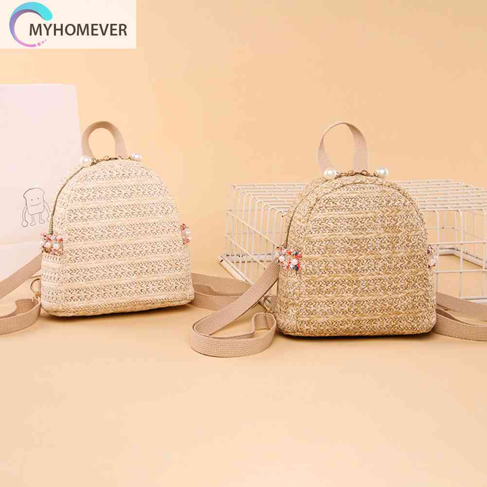 Ba Lô Cối Đính Ngọc Trai Thời Trang Dành Cho Nữ