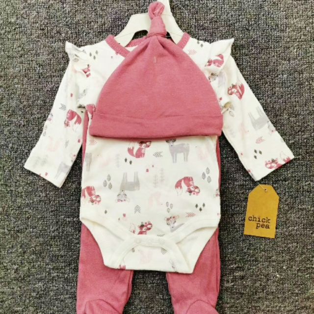 Sét body hồ ly 3 chi tiết