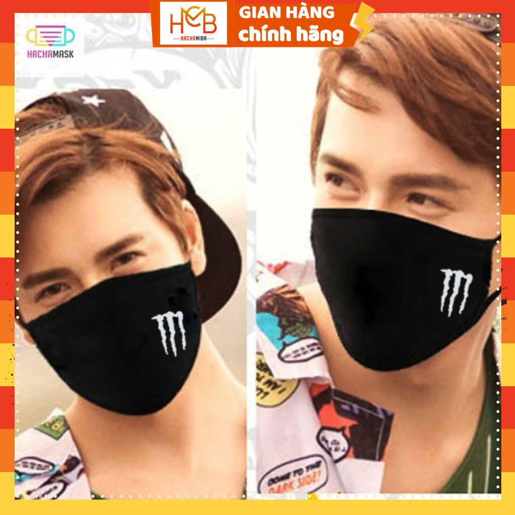[Mã FARSSTGRE giảm 5K đơn bất kỳ] Khẩu Trang Monster Energy