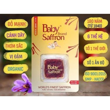 Nhuỵ Hoa Nghệ Tây Baby Saffron Ấn Độ 1Gram | BigBuy360 - bigbuy360.vn