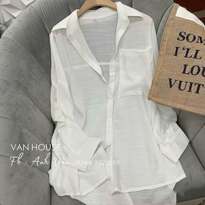 [Mã FAMARAL1 giảm 10K đơn 50K] áo sơ mi đũi basi siêu hót