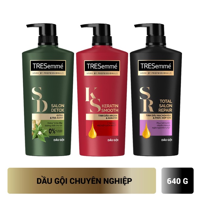 🍀🍀 Dầu gội TreSemme Platinum Strength - 650g