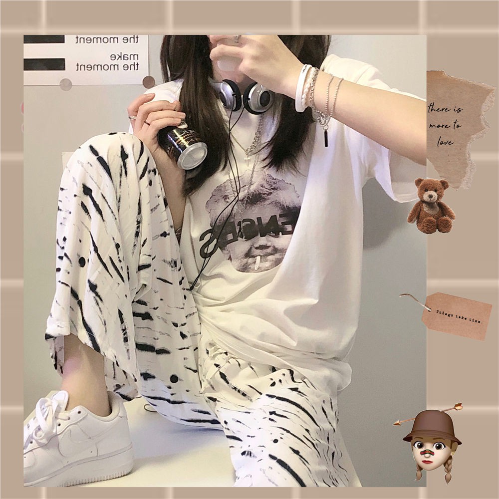 Quần Dài Ống Rộng In Họa Tiết Ngựa Vằn Kiểu Hàn Quốc Thời Trang 2020 | BigBuy360 - bigbuy360.vn