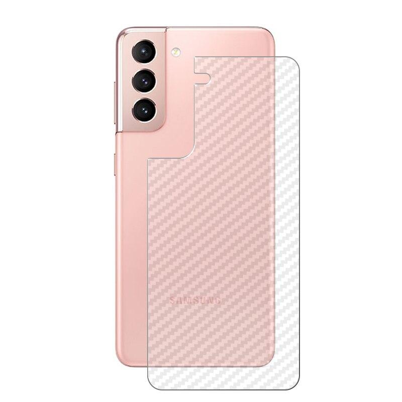 Miếng dán cường lực sợi carbon + kính cường lực cho Samsung Galaxy S21 / Plus 5g 1
