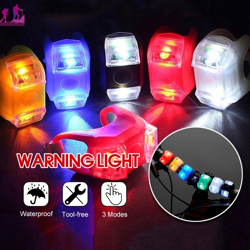 Đèn LED Cảnh Báo An Toàn 50% OFF Cho Xe Đạp Leo Núi 3 Chế Độ