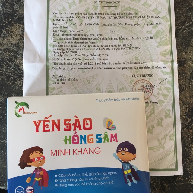 Yến sào hồng sâm